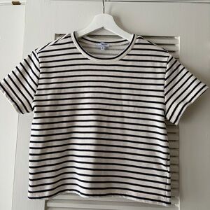 Splendid Striped Terry Tee